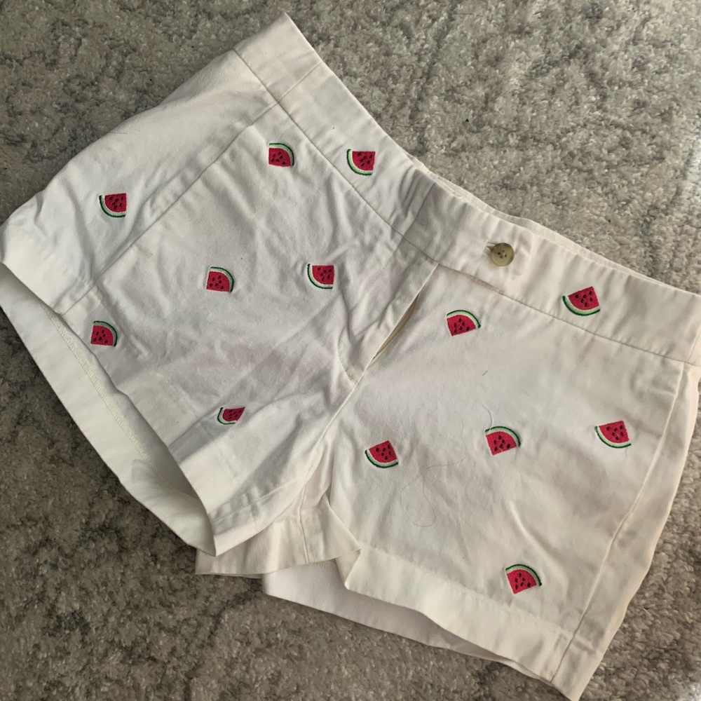 J. Crew Watermelon Print Shorts
